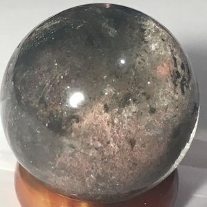 Garden quartz sphere